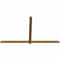 Ekena Millwork Eugene Smooth Timber Gable Bracket, Western Red Cedar, 84"W x 49"H x 1 1/2"D x 3 1/2"F, 14/12 Pitch GBW084X49X0204EUG00SWR - alternate 2